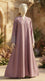 Pink Grip Silk Abaya PS618918
