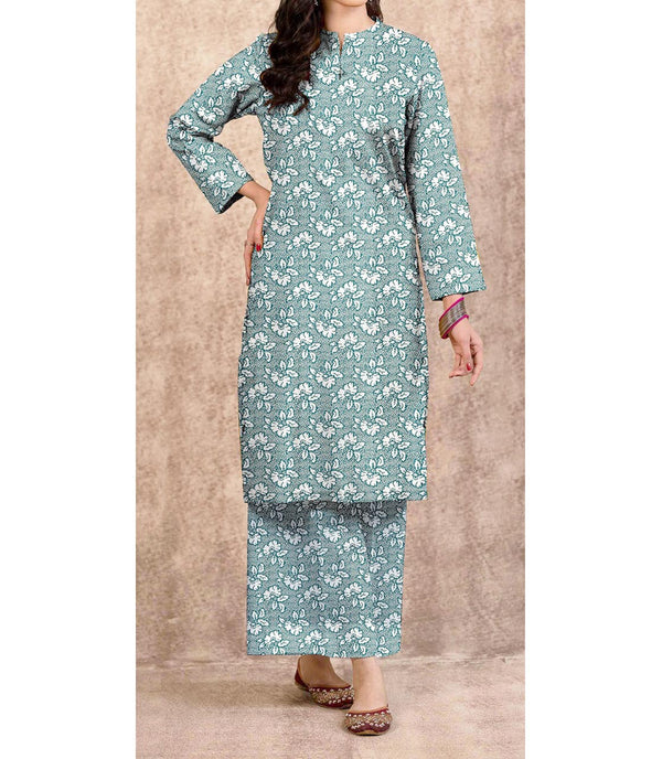2PC- Unstitched Digital Printed Cambric Suit PS9480