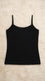 Black Solid Tan Top PT601101