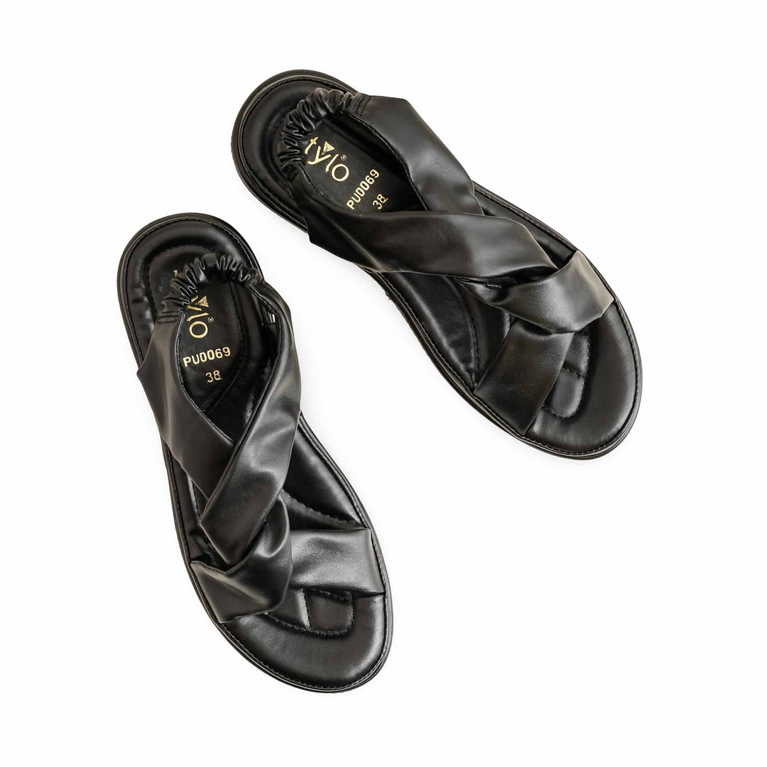 Black Formal Sandal For Ladies PU0069