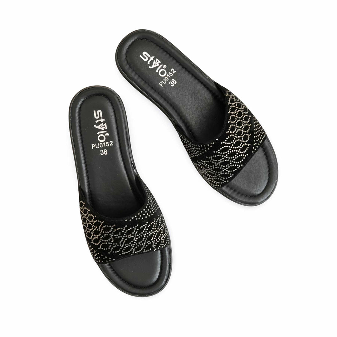 Black Formal Women Slipper PU0152