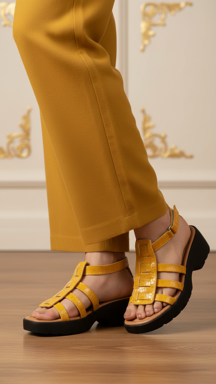 Yellow Formal Sandal PU0173
