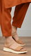 Beige Formal Sandal For Ladies PU0360