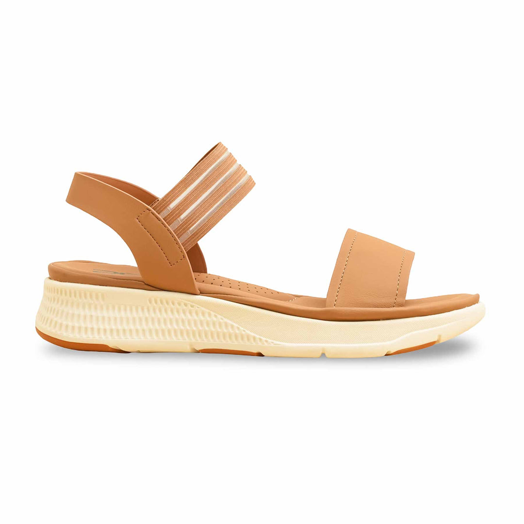 Beige Formal Sandal For Ladies PU0360
