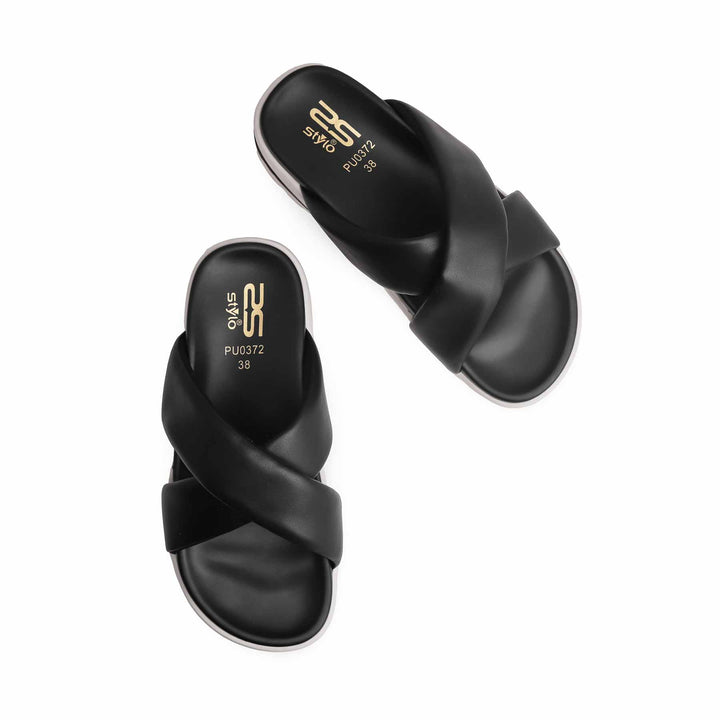 Black Formal Slipper PU0372
