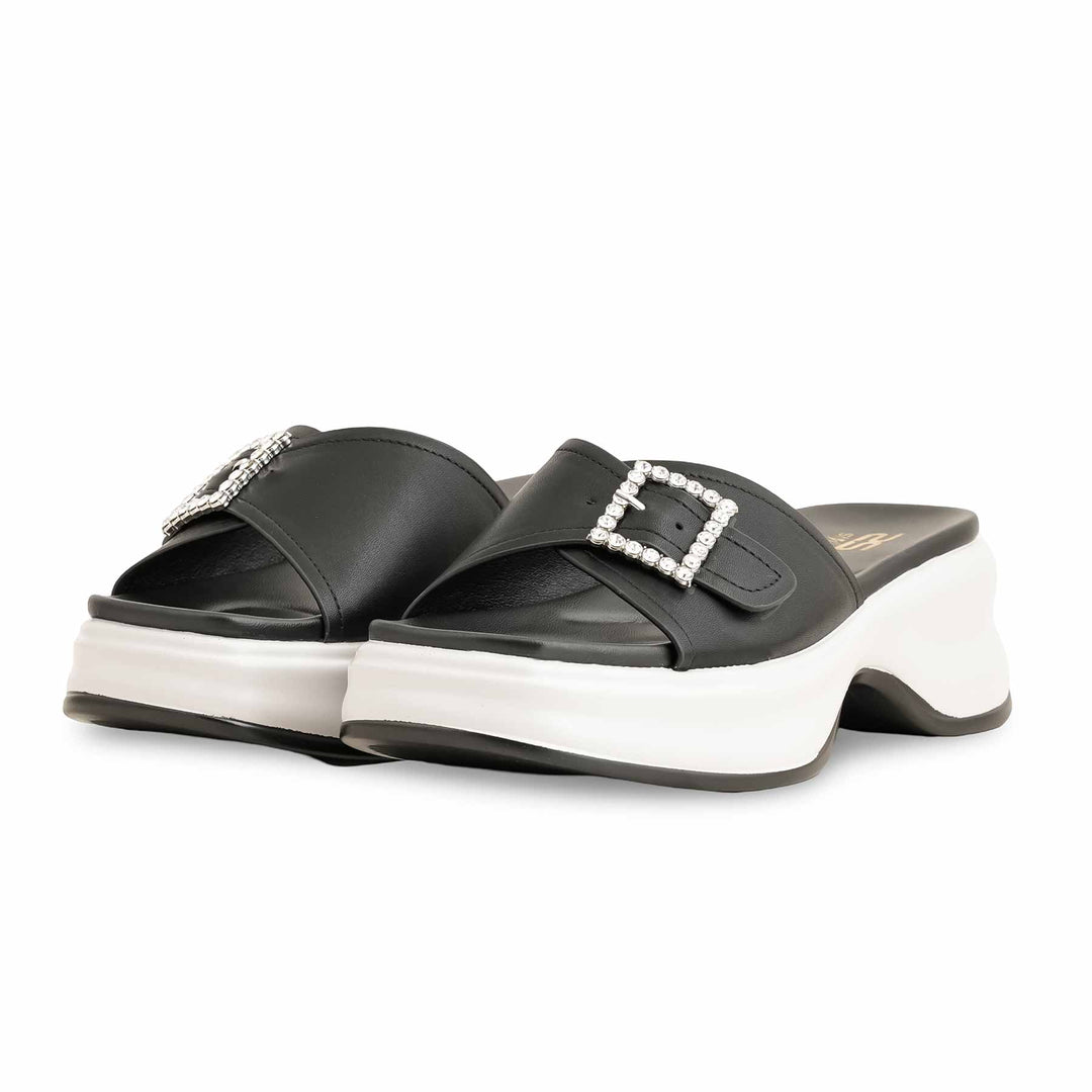 Black Formal Women Slipper PU0377