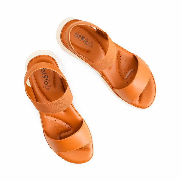 Brown Formal Sandal For Ladies PU0383