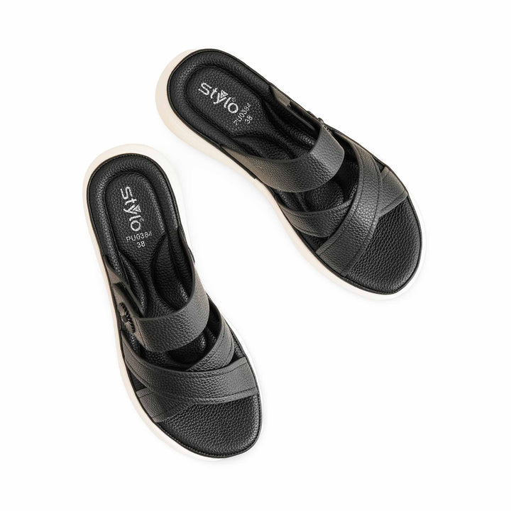 Black Formal Slipper PU0384
