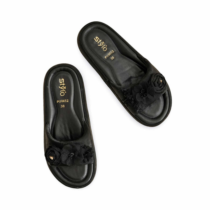 Black Formal Slipper PU0452