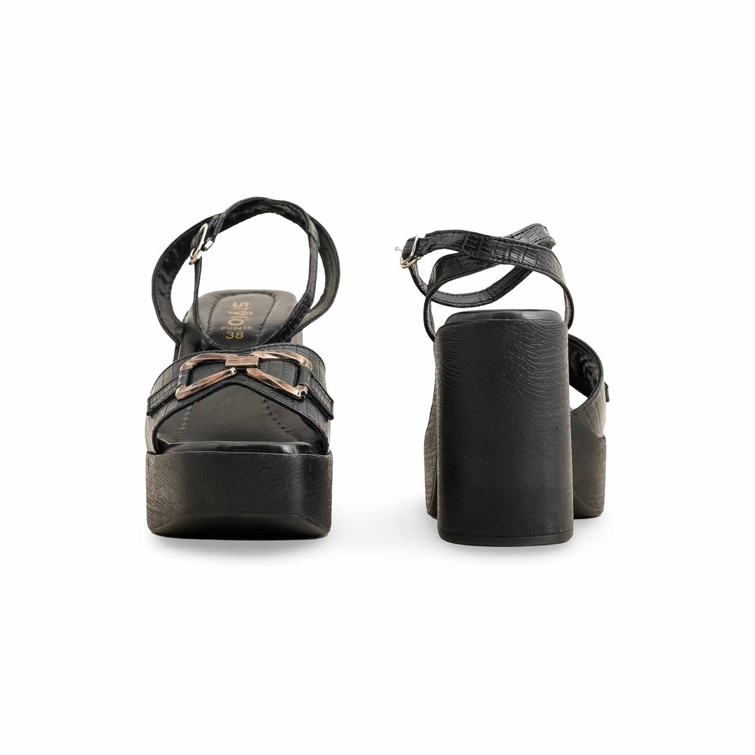 Black Formal Women Sandal PU0458