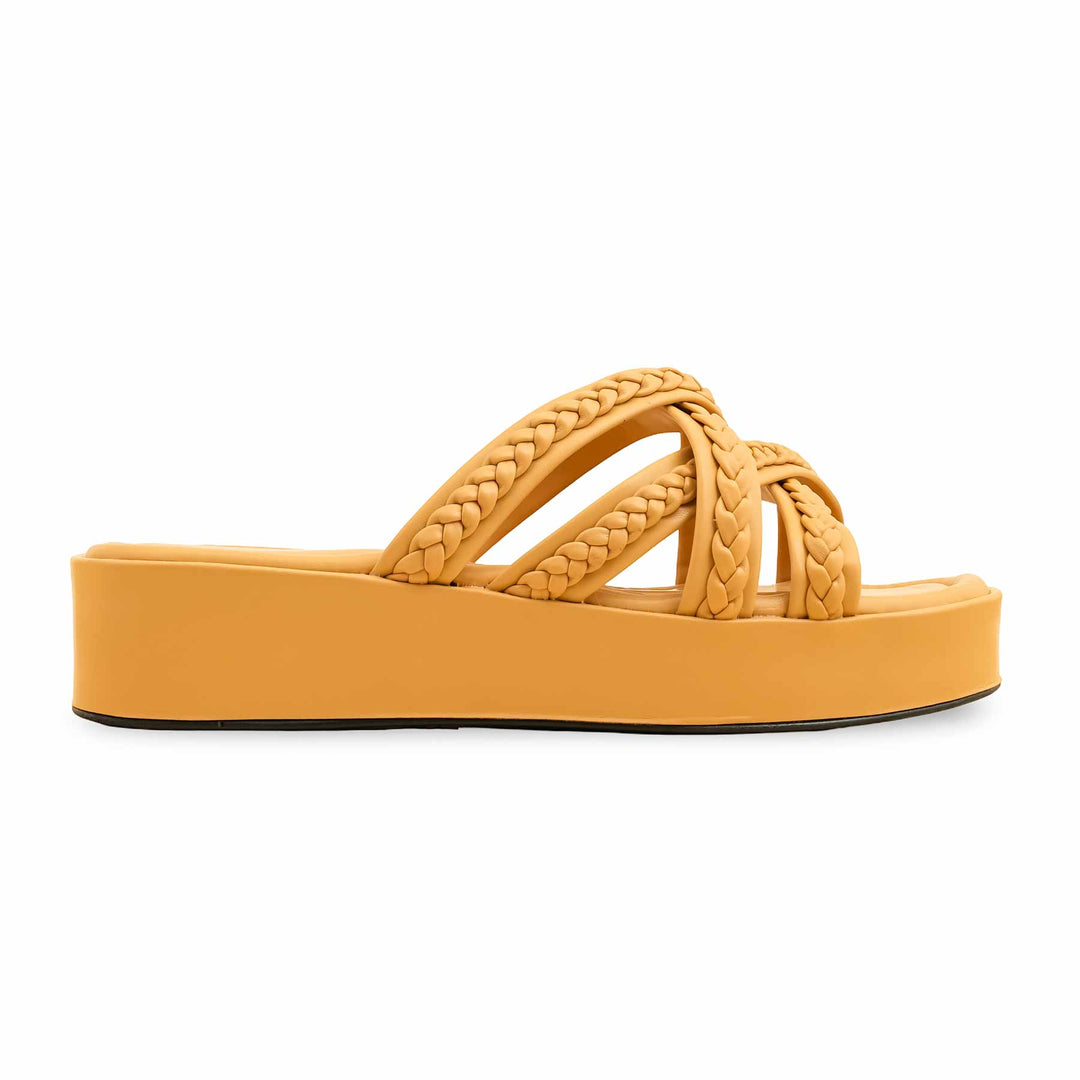 Beige Formal Slipper For Ladies PU0475