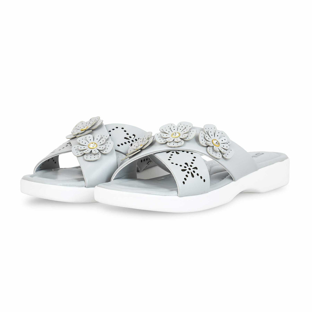 Grey Formal Women Slipper PU0476