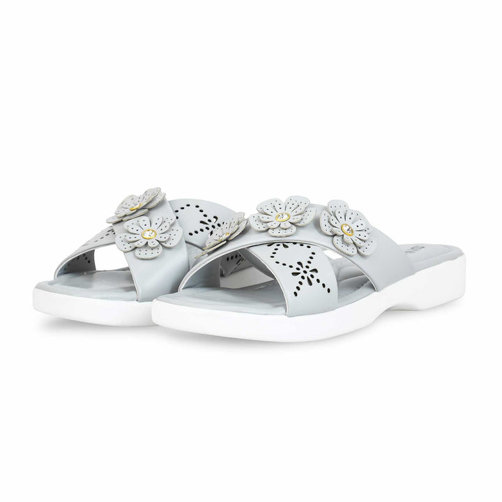 Grey Formal Women Slipper PU0476