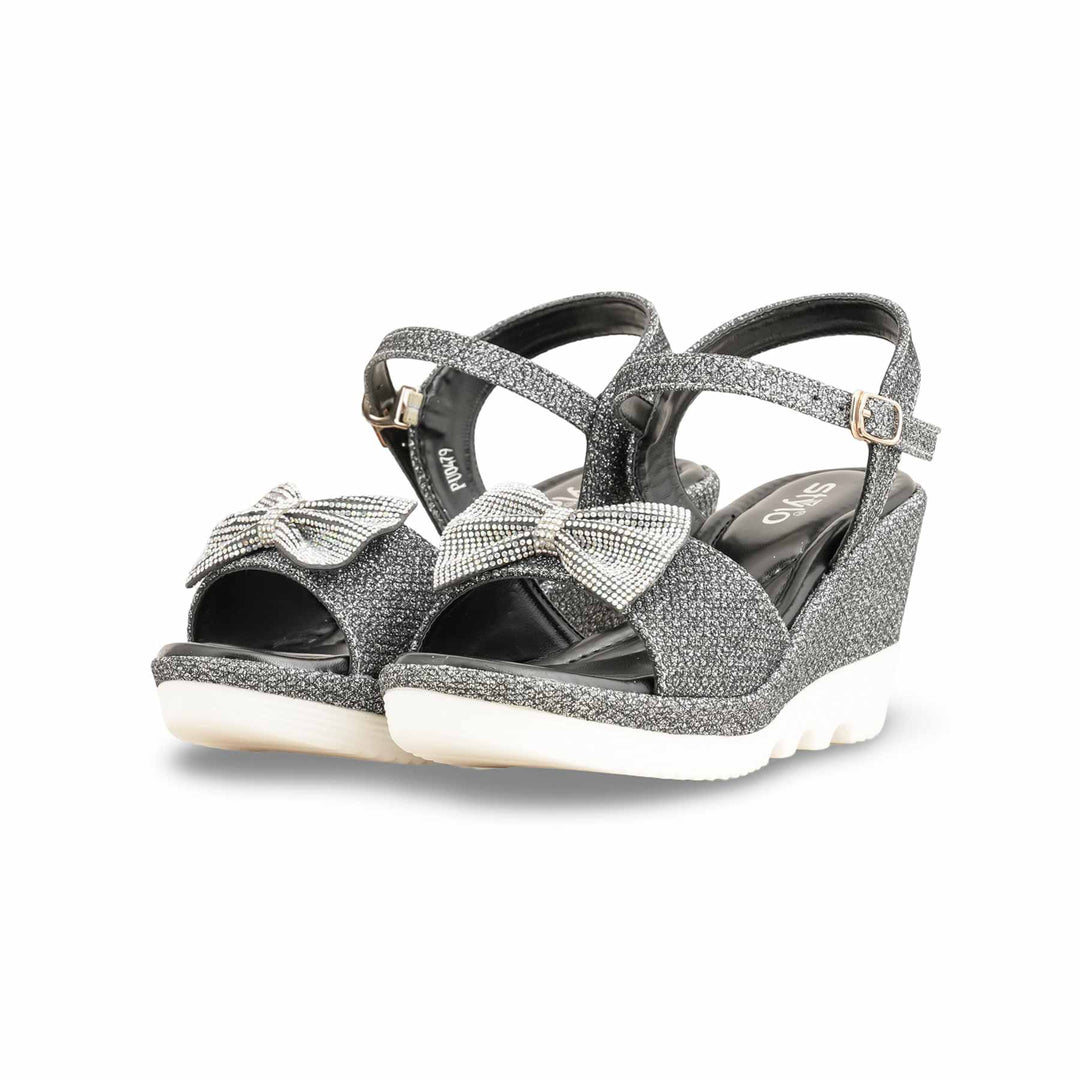 Black Formal Sandal For Ladies PU0479