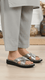 Grey Formal Slipper PU0486