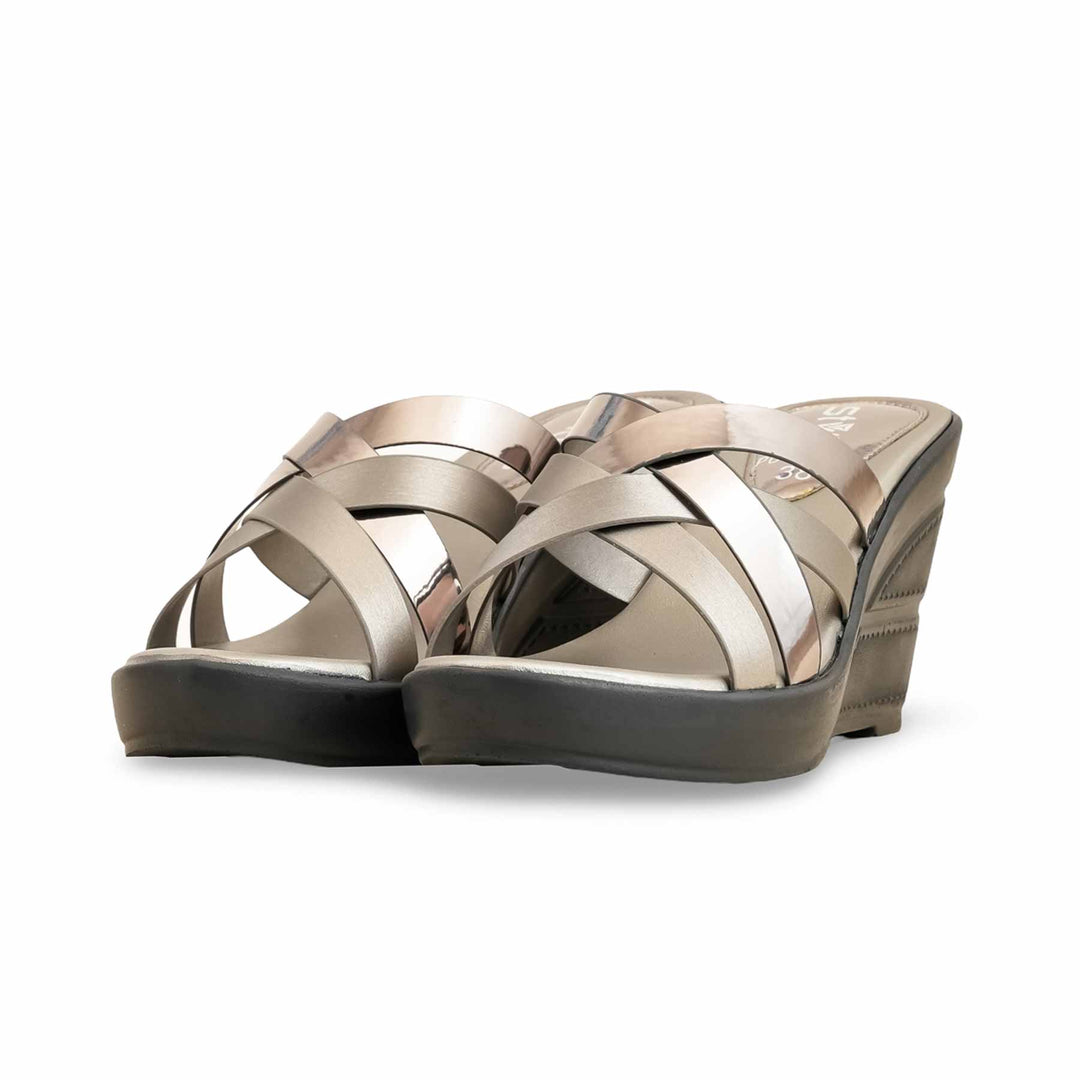 Grey Formal Slipper For Women PU0491