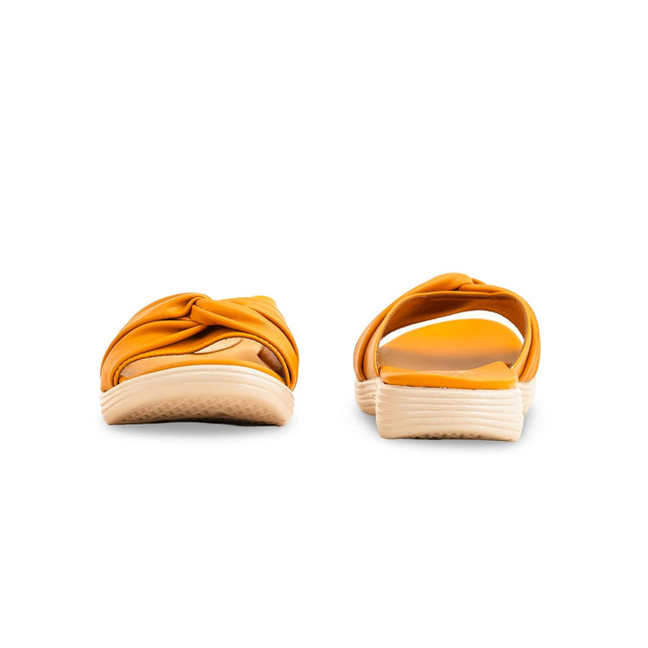 Mustard Formal Slipper For Ladies PU0494