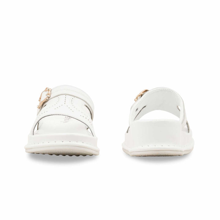 White Formal Slipper PU0495