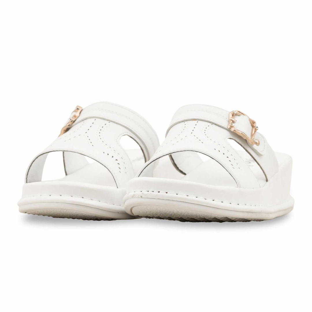White Formal Slipper PU0495