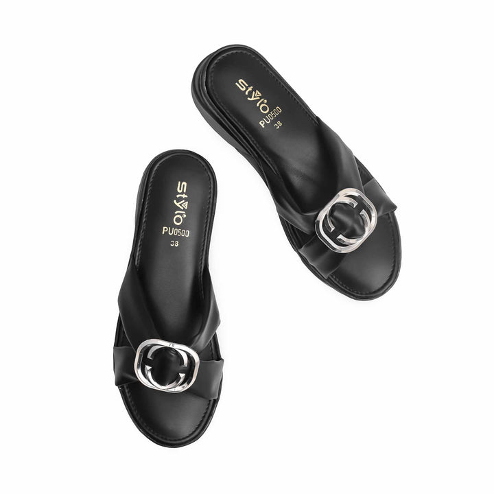 Black Formal Slipper PU0500