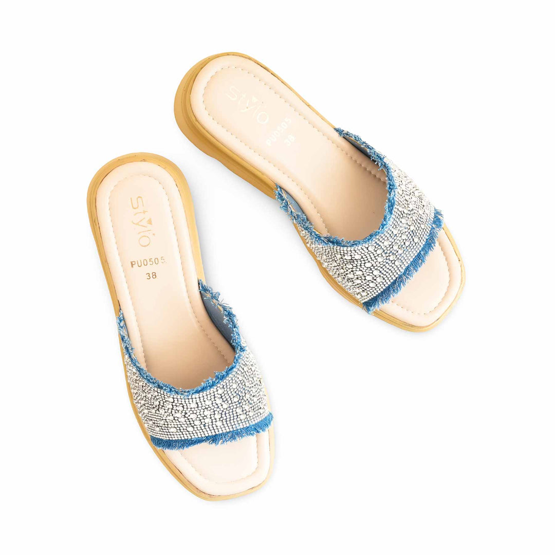Blue Formal Slipper PU0505