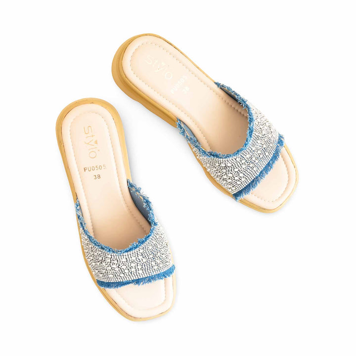 Blue Formal Slipper PU0505