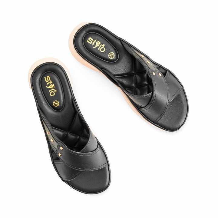 Black Formal Women Slipper PU0509