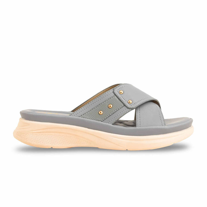 Grey Formal Slipper PU0509
