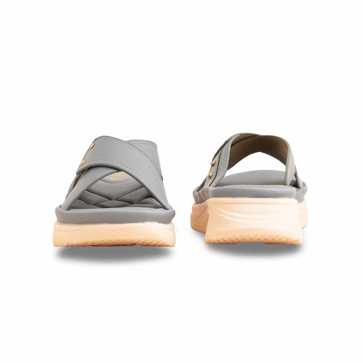 Grey Formal Slipper PU0509