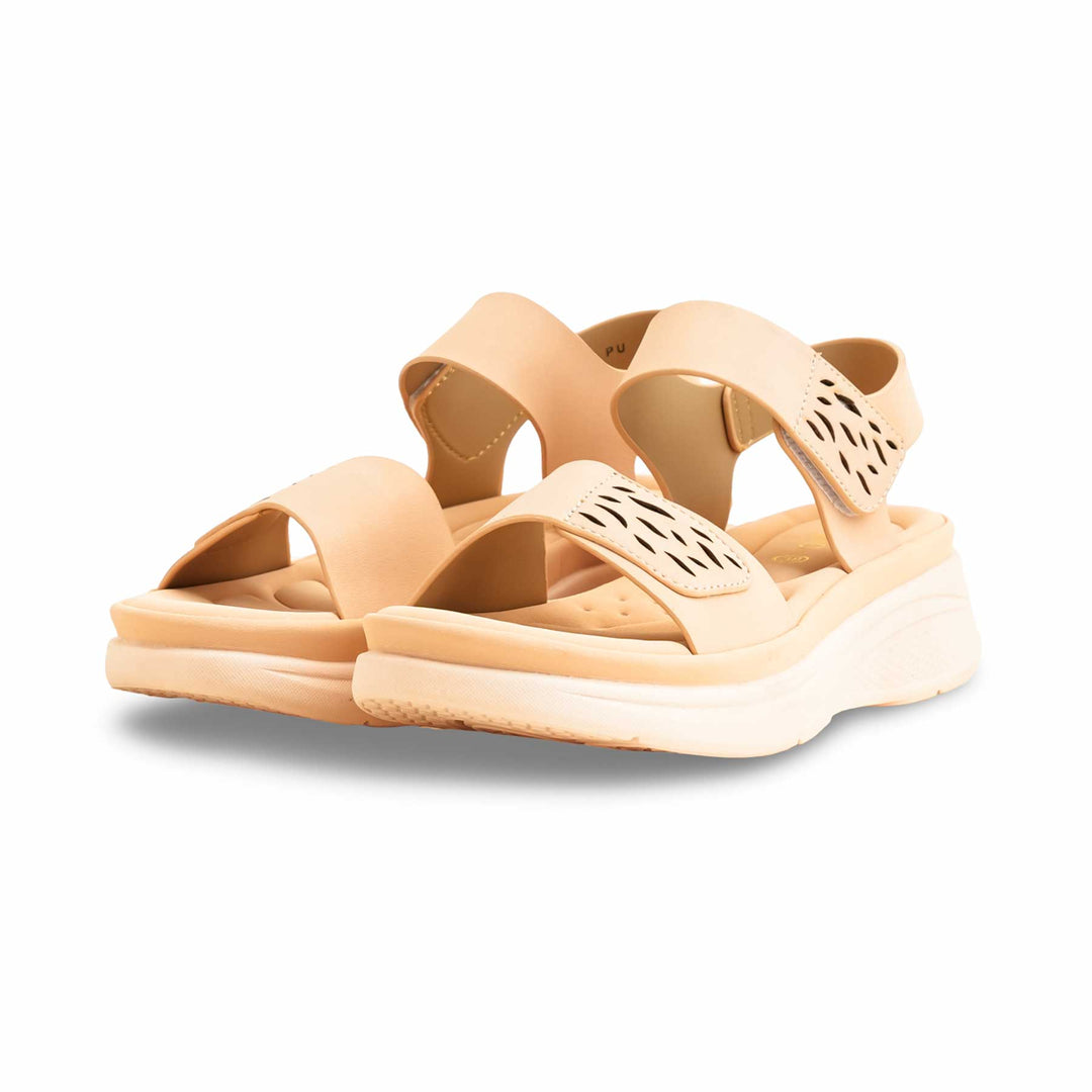 Beige Formal Sandal For Women PU0511