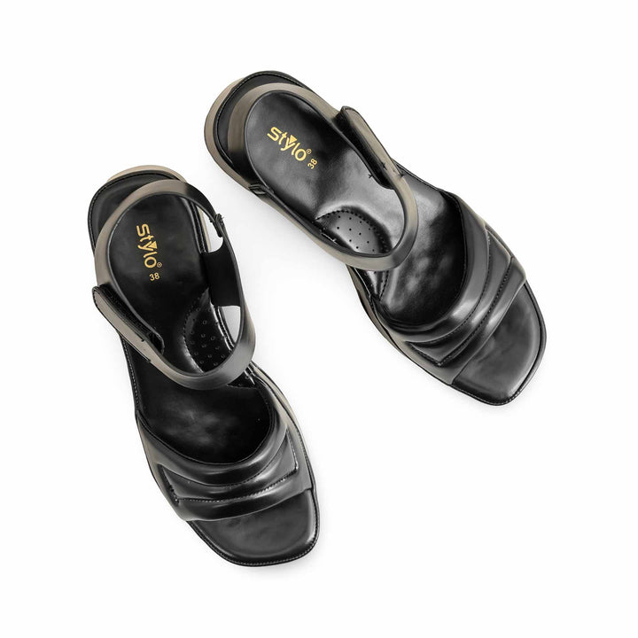 Black Formal Sandal For Women PU0515