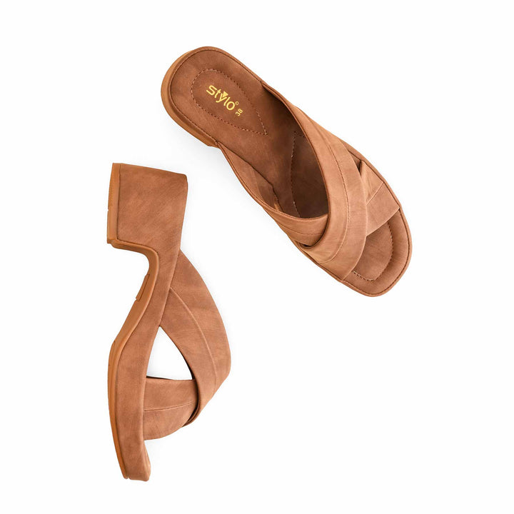 Brown Formal Slipper PU0516