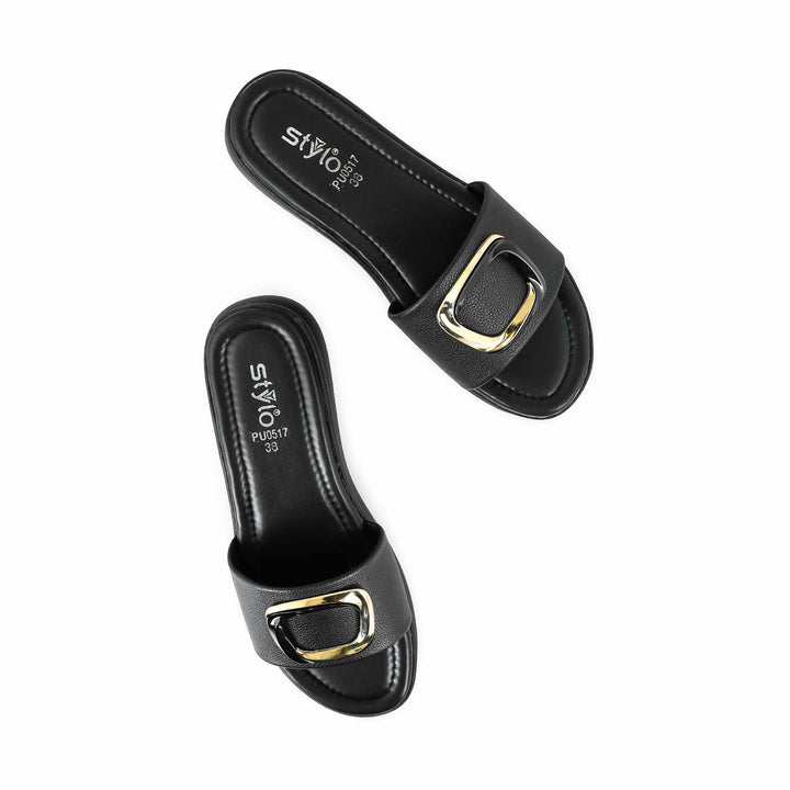 Black Formal Slipper PU0517