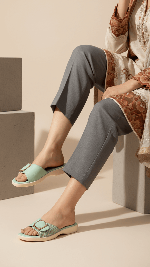 PISTAGREEN Formal Slipper PU0523