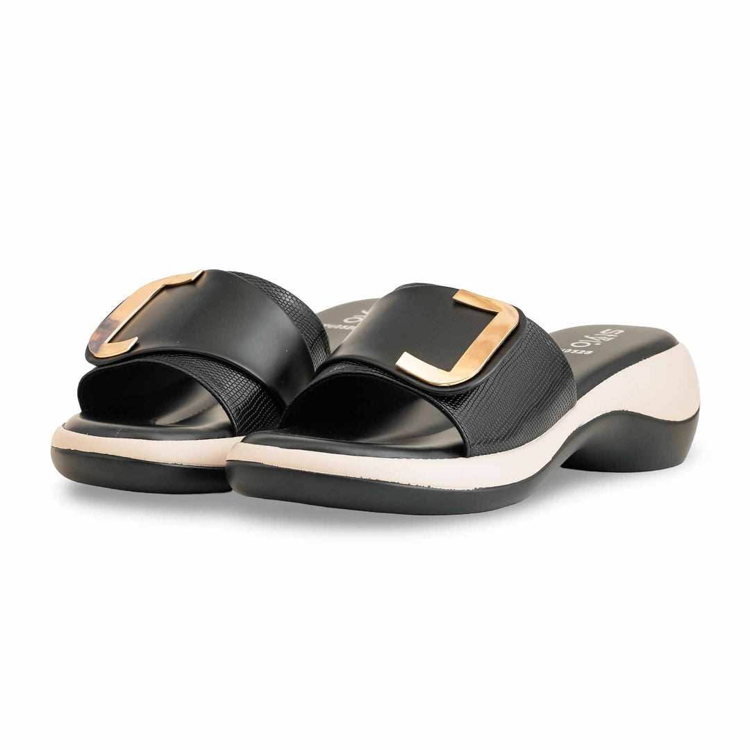 Black Formal Slipper PU0528
