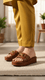Brown Formal Slipper PU0536