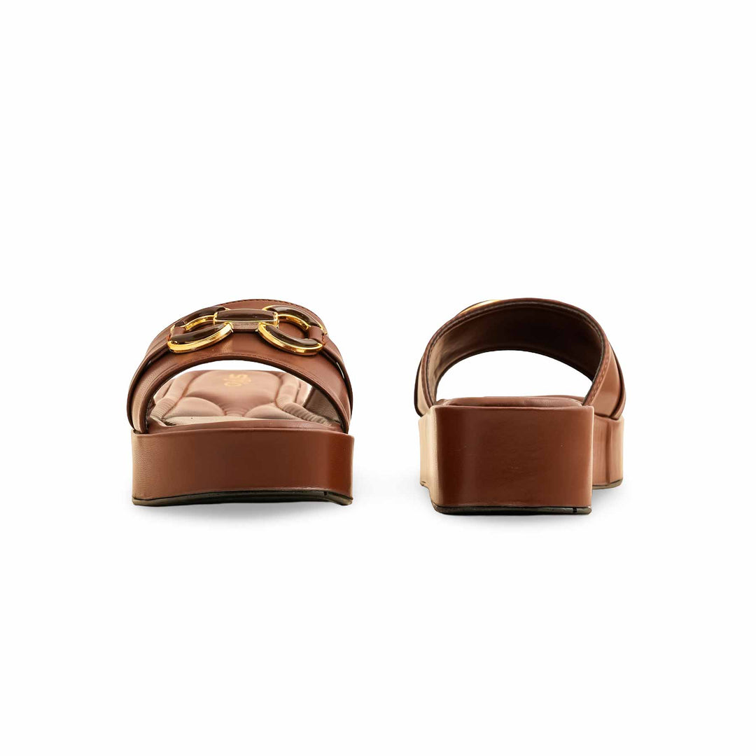 Brown Formal Slipper PU0536