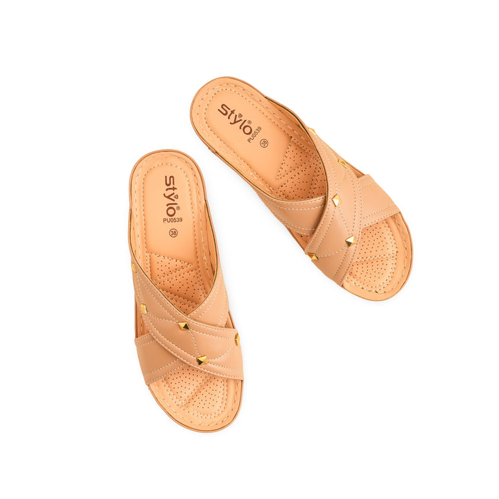 Beige Formal Slipper PU0539