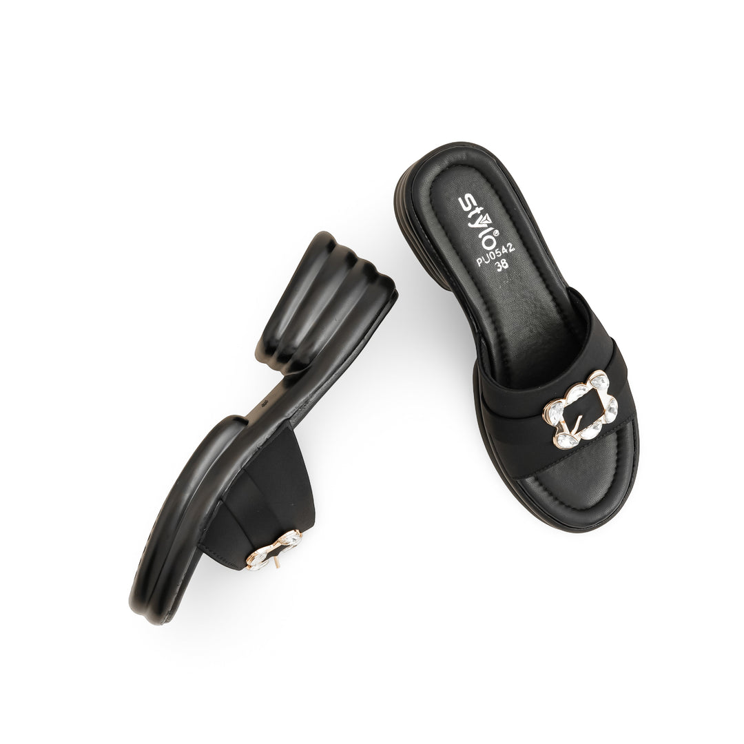 Black Formal Slipper PU0542
