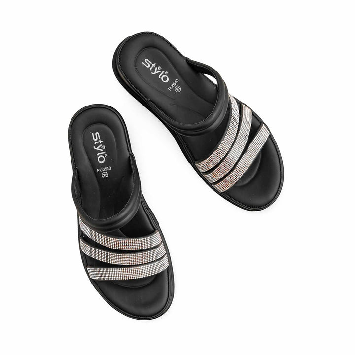 Black Formal Slipper PU0543