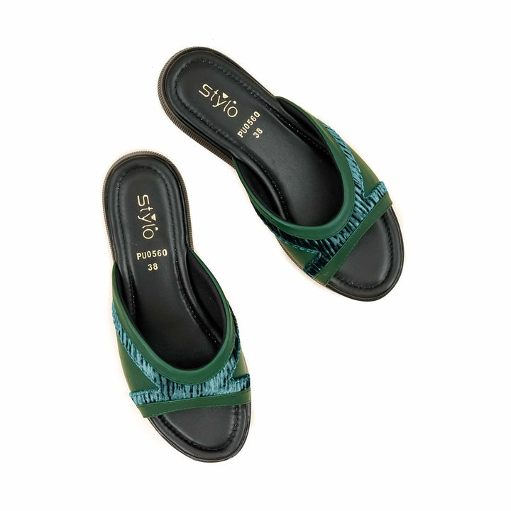 Green Formal Slipper PU0560