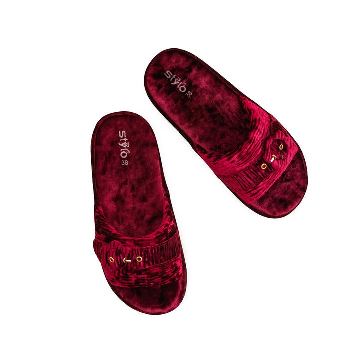 Maroon Formal Slipper PU0570