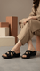 Black Formal Women Slipper PU0578