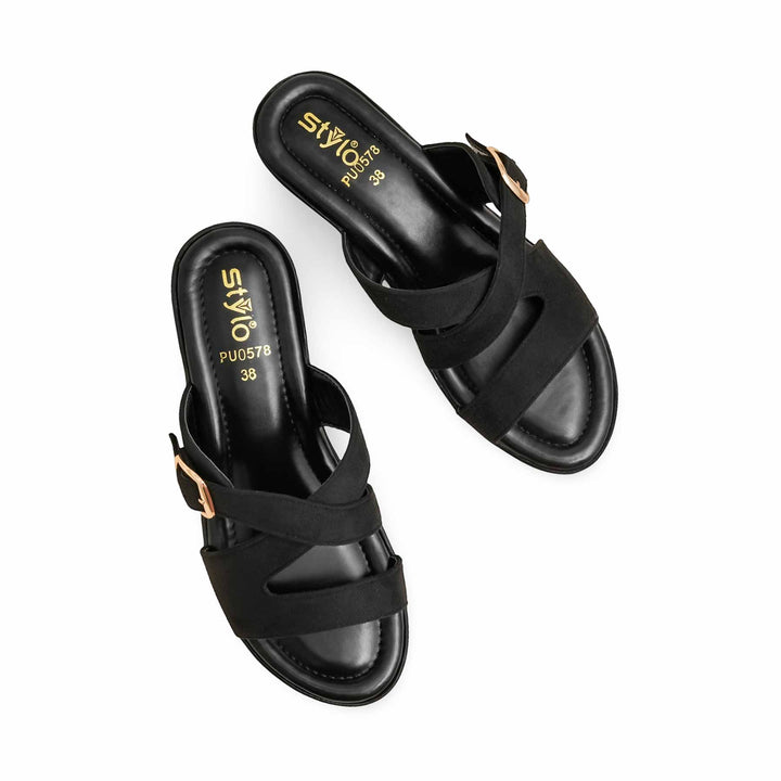 Black Formal Women Slipper PU0578