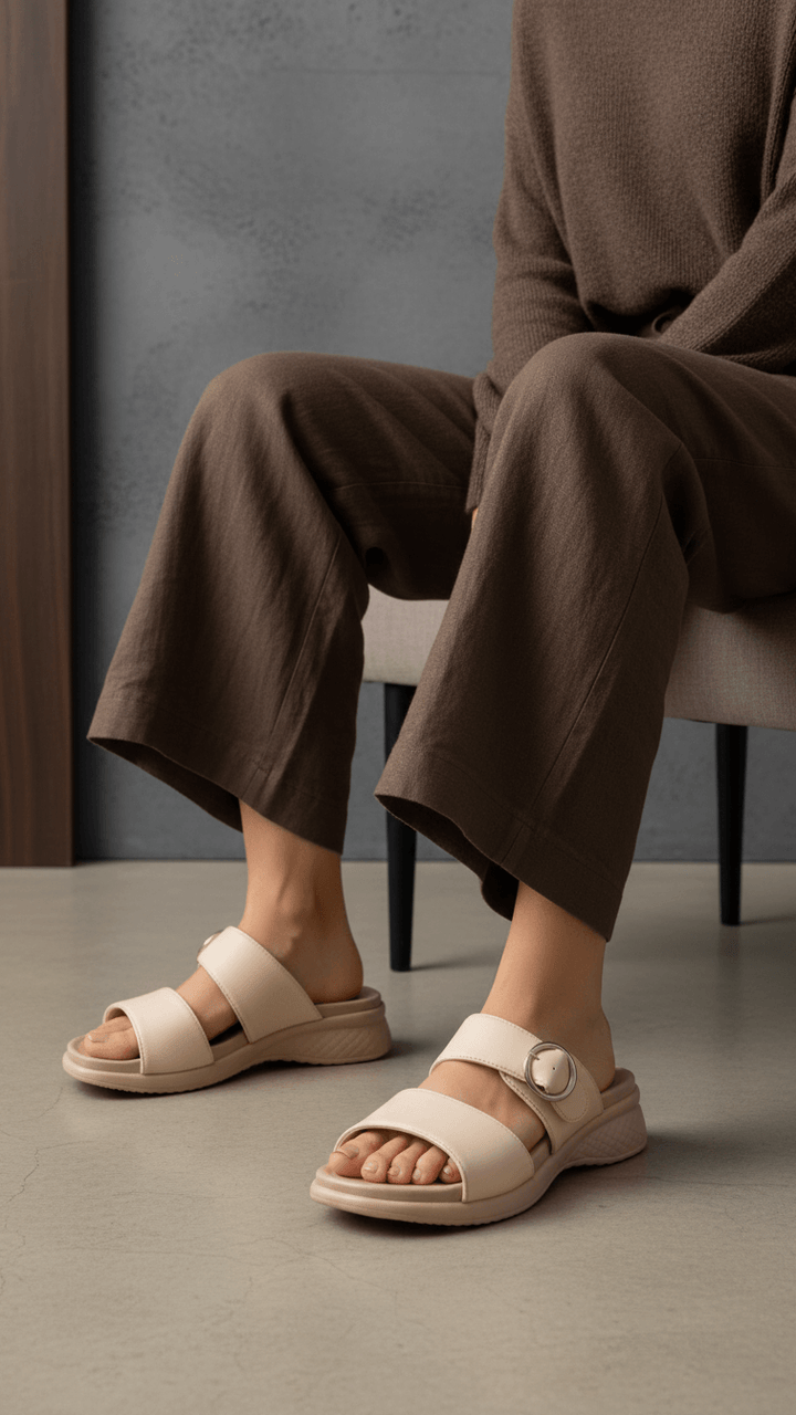 Fawn Formal Slipper For Ladies PU0579