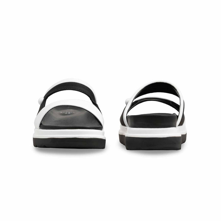 White Formal Slipper PU0583