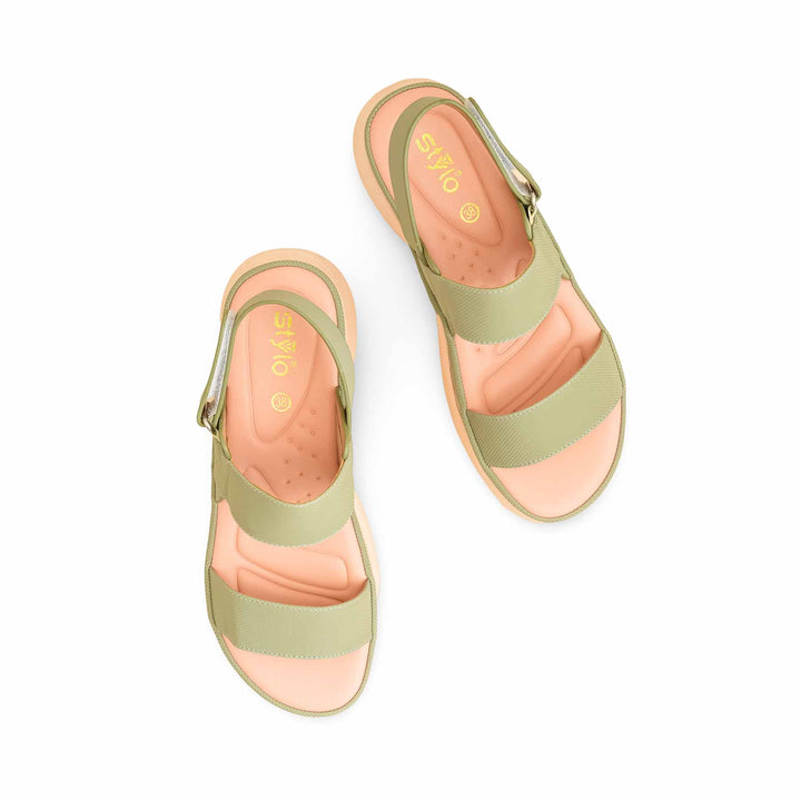 Olive Formal Sandal For Women PU0593