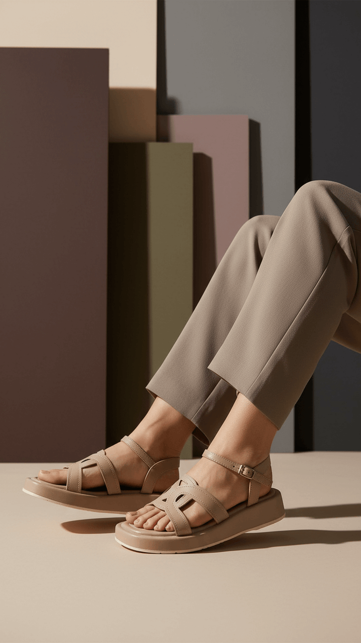 Coffee Formal Sandal PU0602