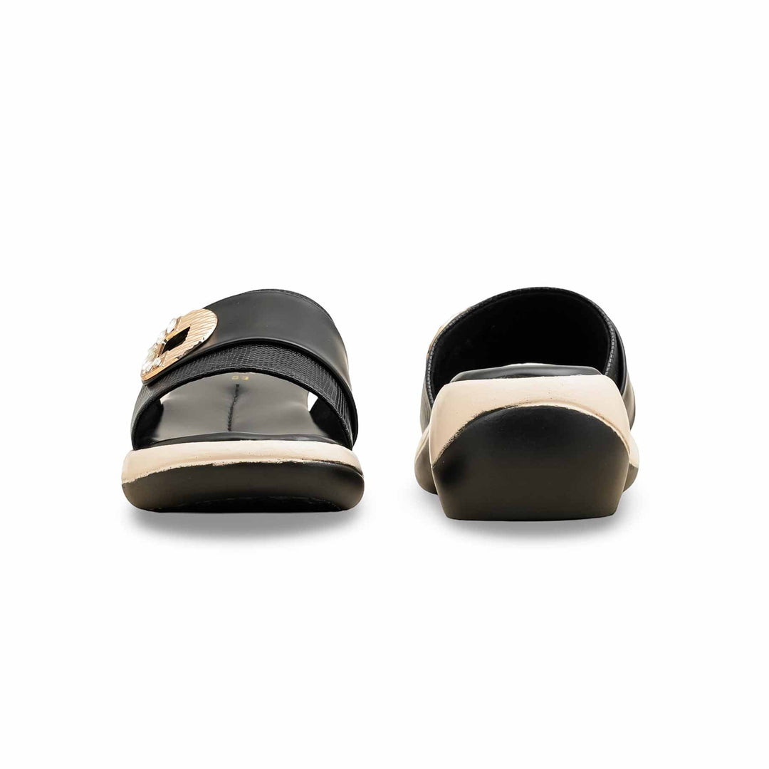 Black Formal Women Slipper PU0615