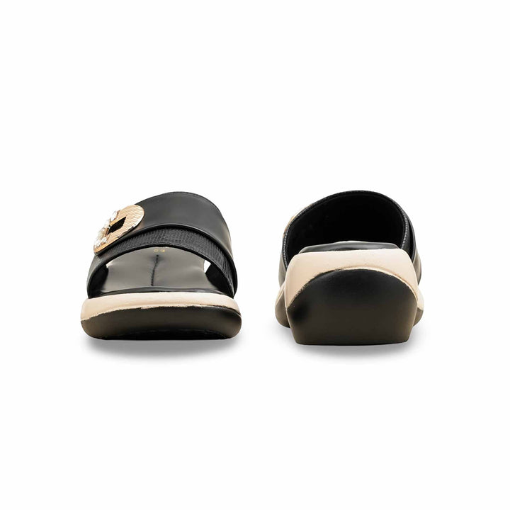 Black Formal Women Slipper PU0615